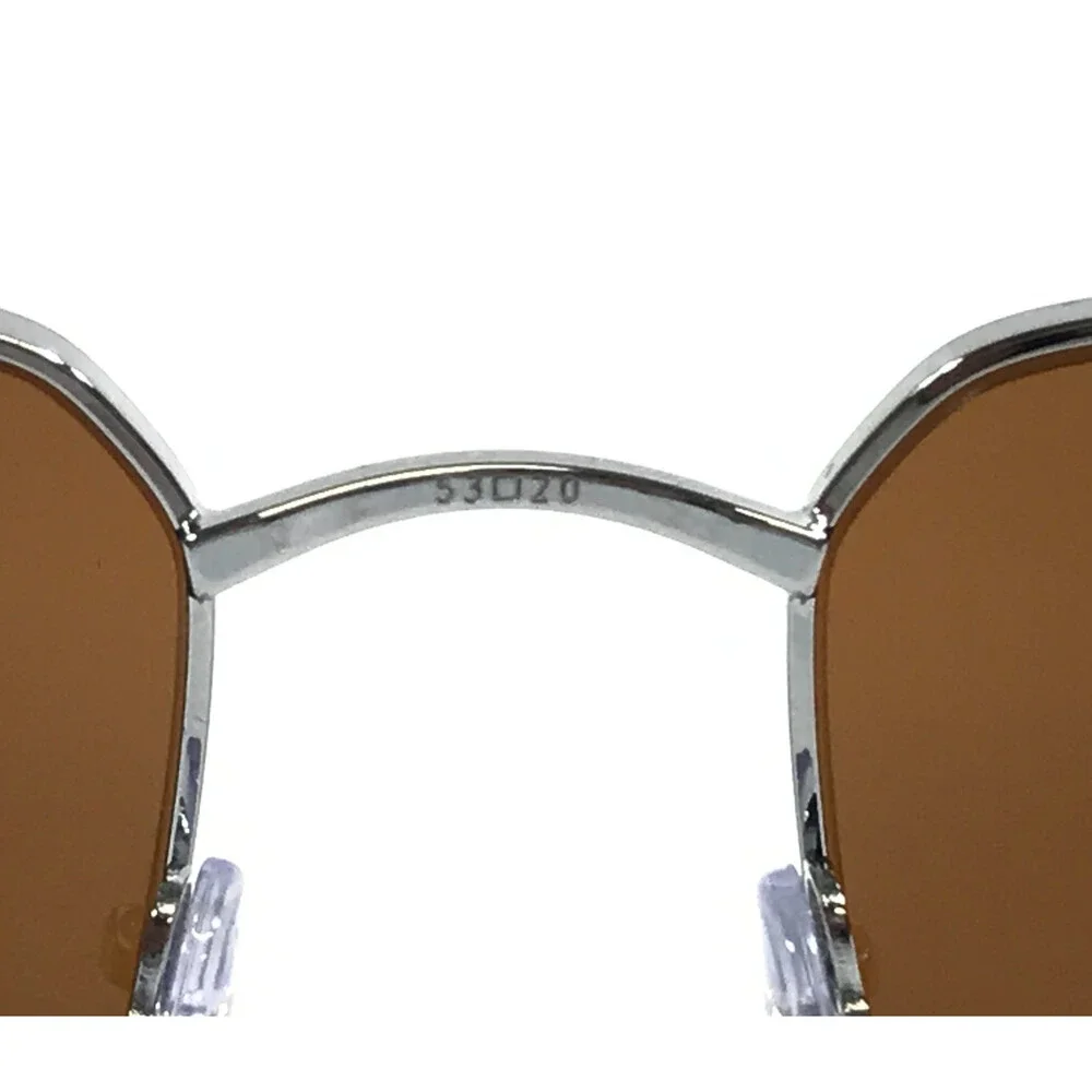 Ray-Ban Sunglasses RB3782 004/73 Shiny Gunmetal Frames with Brown Lenses 53 mm